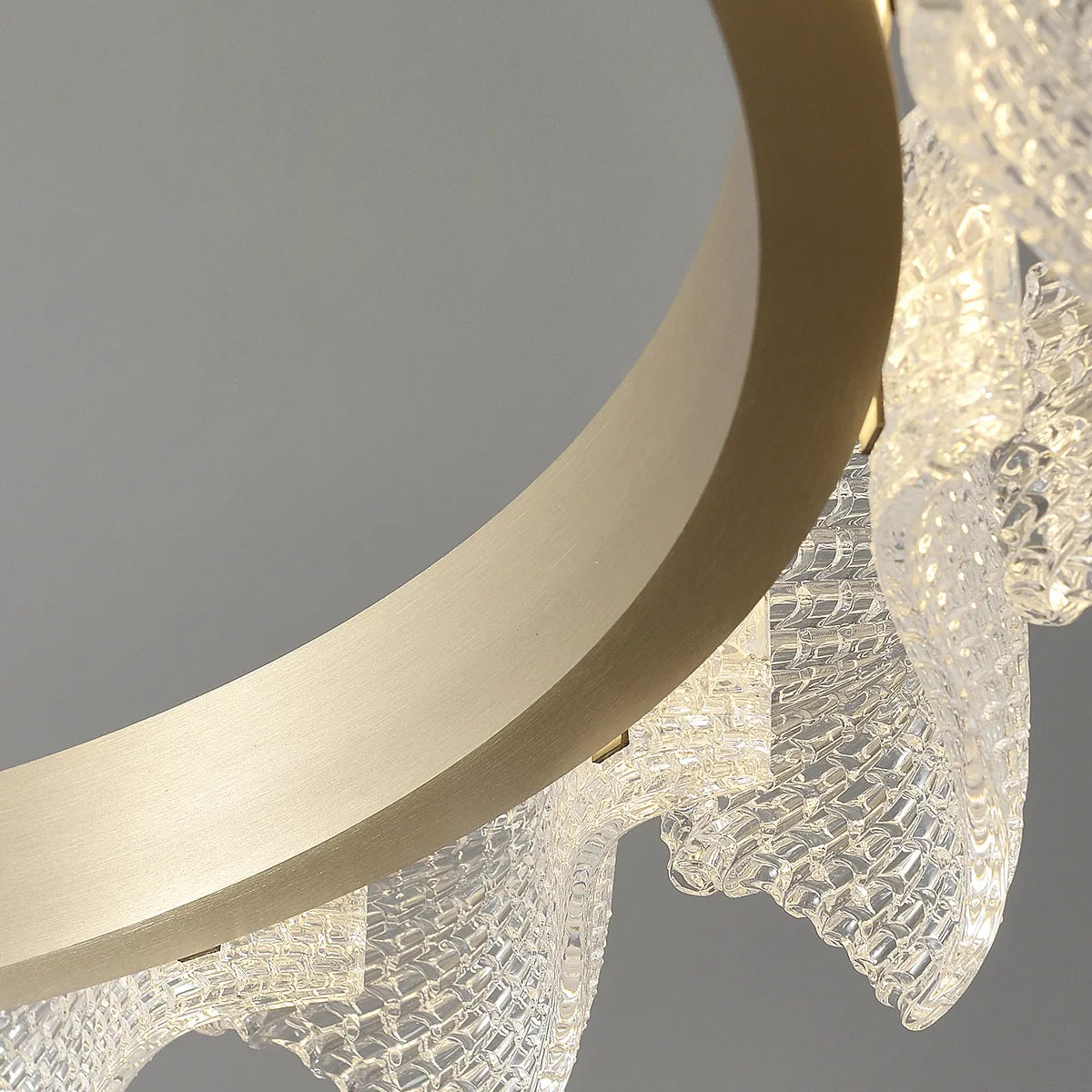 Acrylic round chandelier