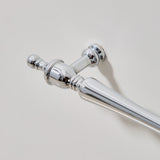 Chrome-Plated Drawer Handle Wardrobe Handle Bright Silver Cabinet Door Handle
