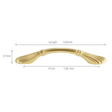 Pure Brass Shell Dresser Handles