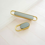 Modern Gold Chrome Kitchen Cabinet Handle and Knobs