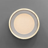 Circular acrylic embedded installation