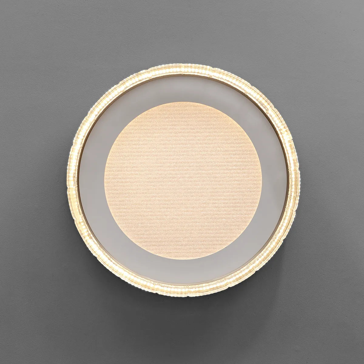 Circular acrylic embedded installation