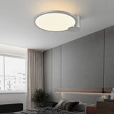 Circular acrylic ceiling-mounted installation