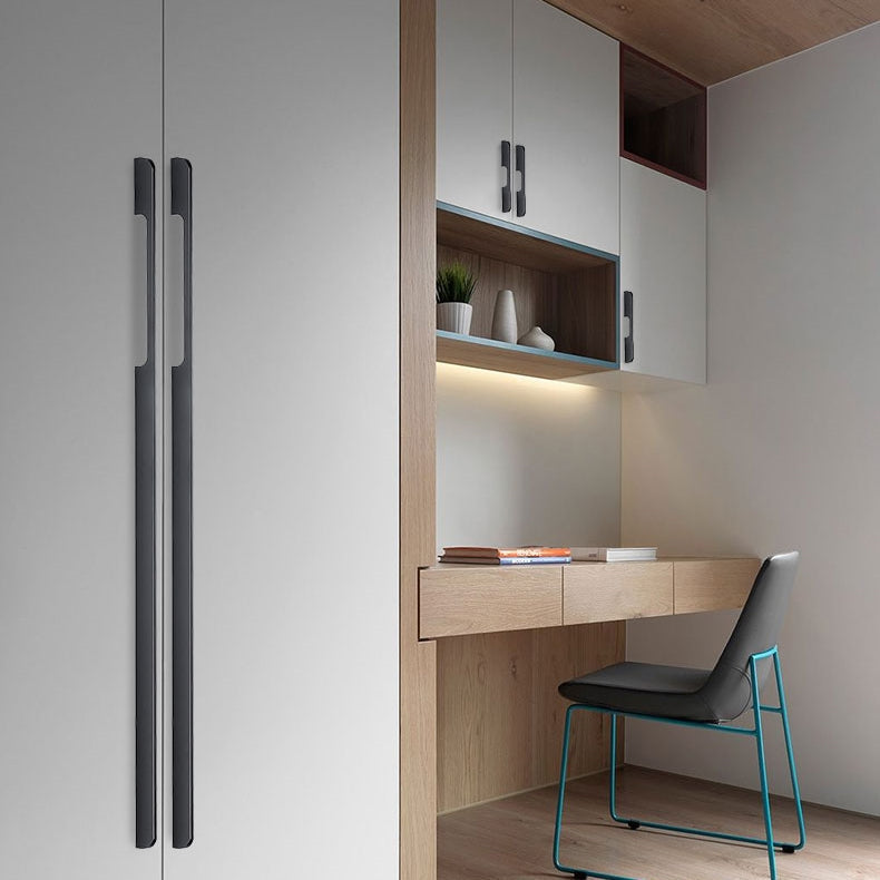 Modern  Aluminum Alloy Long Cabinet and Drawer Handles