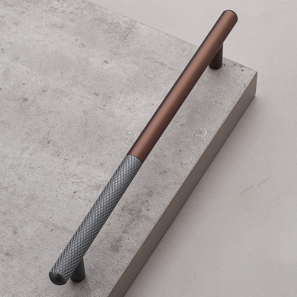 Stylish Patchwork Knurled Wardrobe Handle