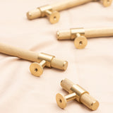 European Nordic Minimalist Knurled Cabinet Pulls