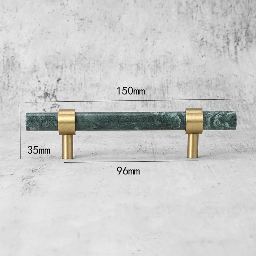 Stylish Marble & Zinc Alloy T-Bar Kitchen Cabinet Handles