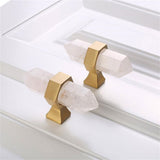 Luxury Natural Crystal Cabinet Handles and Dresser Knobs