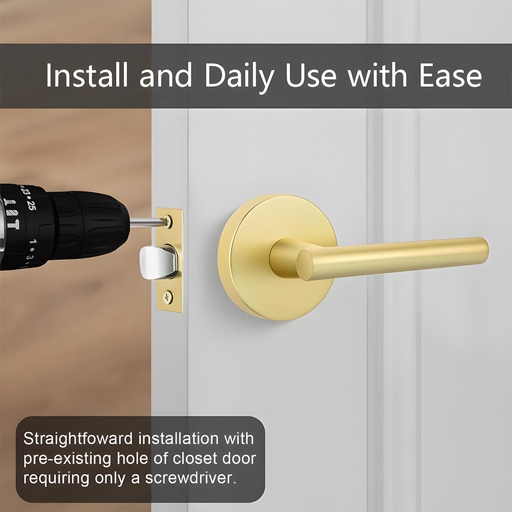 Zinc Alloy Heavy Door Handle Interior Door Levers for Bedroom