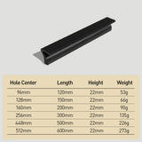 2 Pack Long Modern Number 7 Cabinet Handles