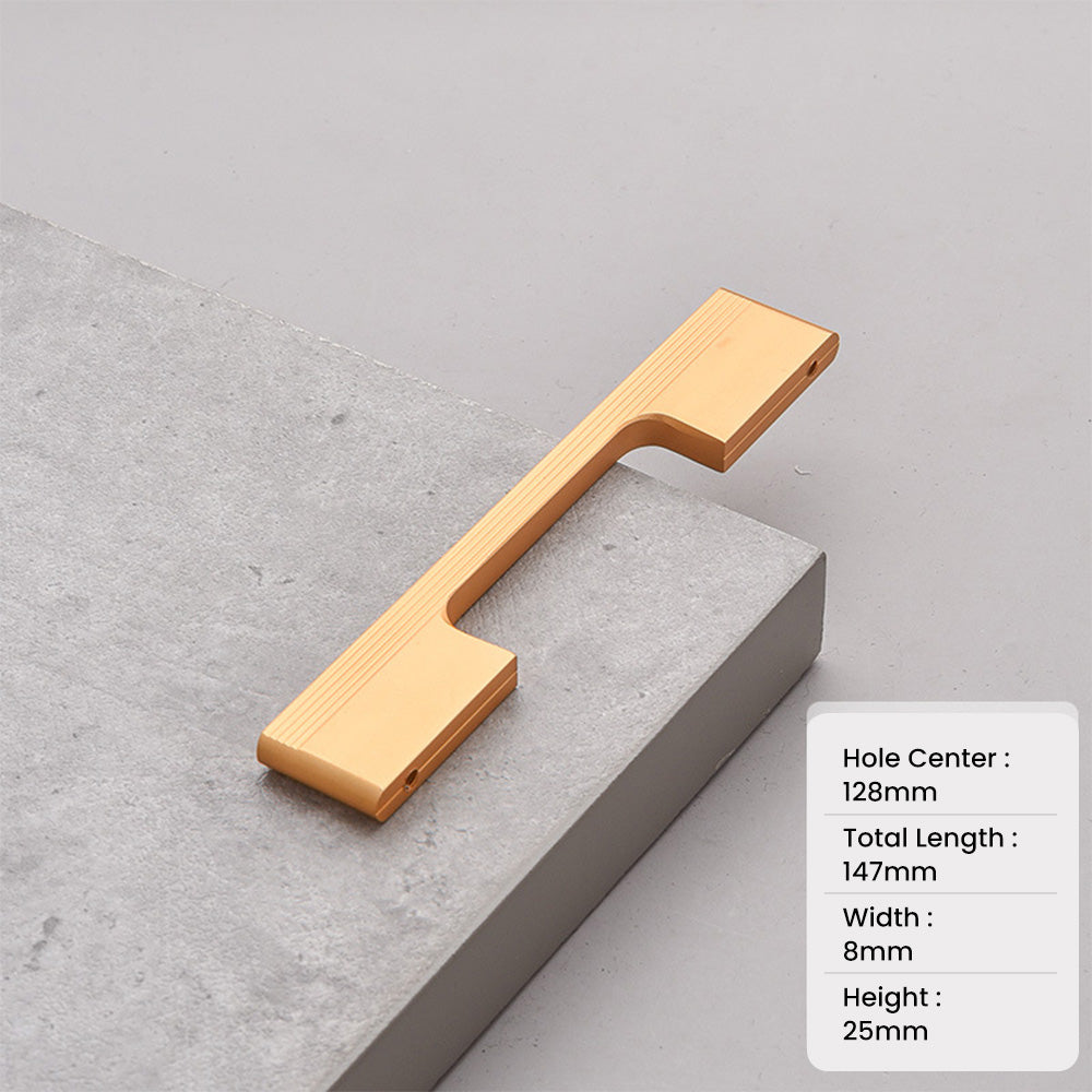 Aluminum Alloy Extended Cabinet Handles Drawer Knobs for Kitchen