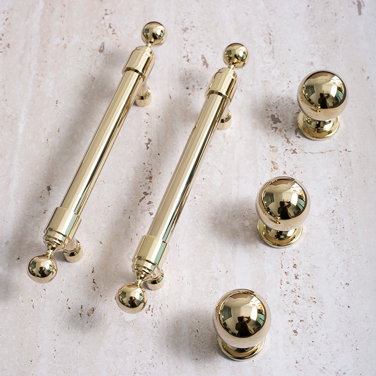 Long Brass Bar Gold Cabinet Handles