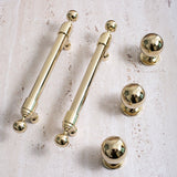 Long Brass Bar Gold Cabinet Handles