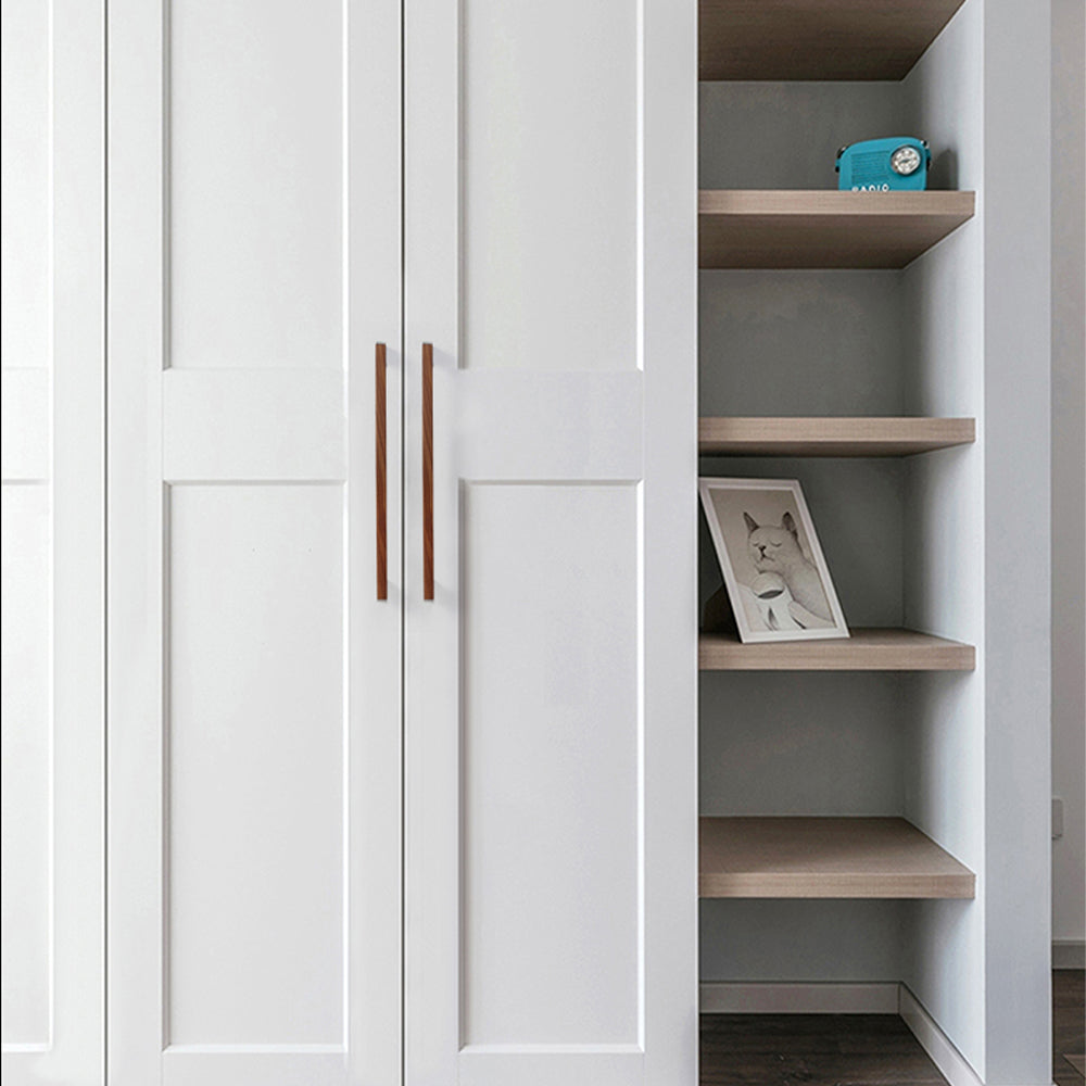 Walnut T Bar Timber Drawer Pulls for Kitchen