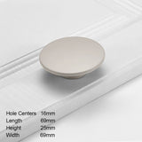 Simple French Style Zinc Alloy Color Cabinet Door Knobs