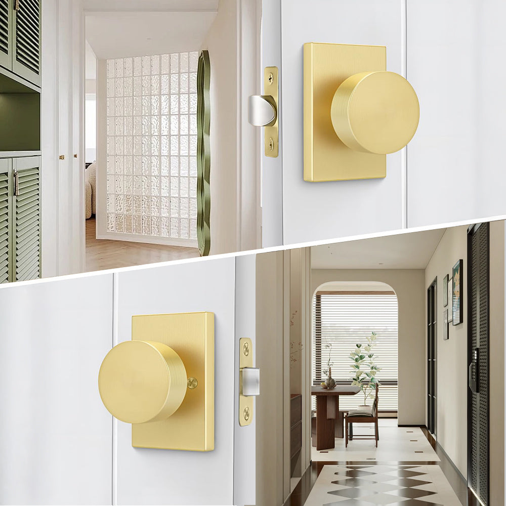 Zinc Alloy Heavy Duty Single-Sided Rectangle Door Knob