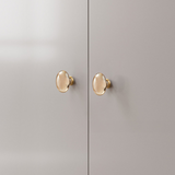 Champagne Bronze and Crystal Cupboard Knobs