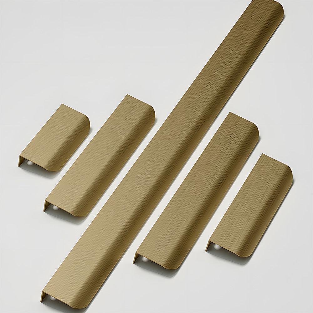 Long Multicolored Simple Invisible Finger Cabinet Drawer Handle