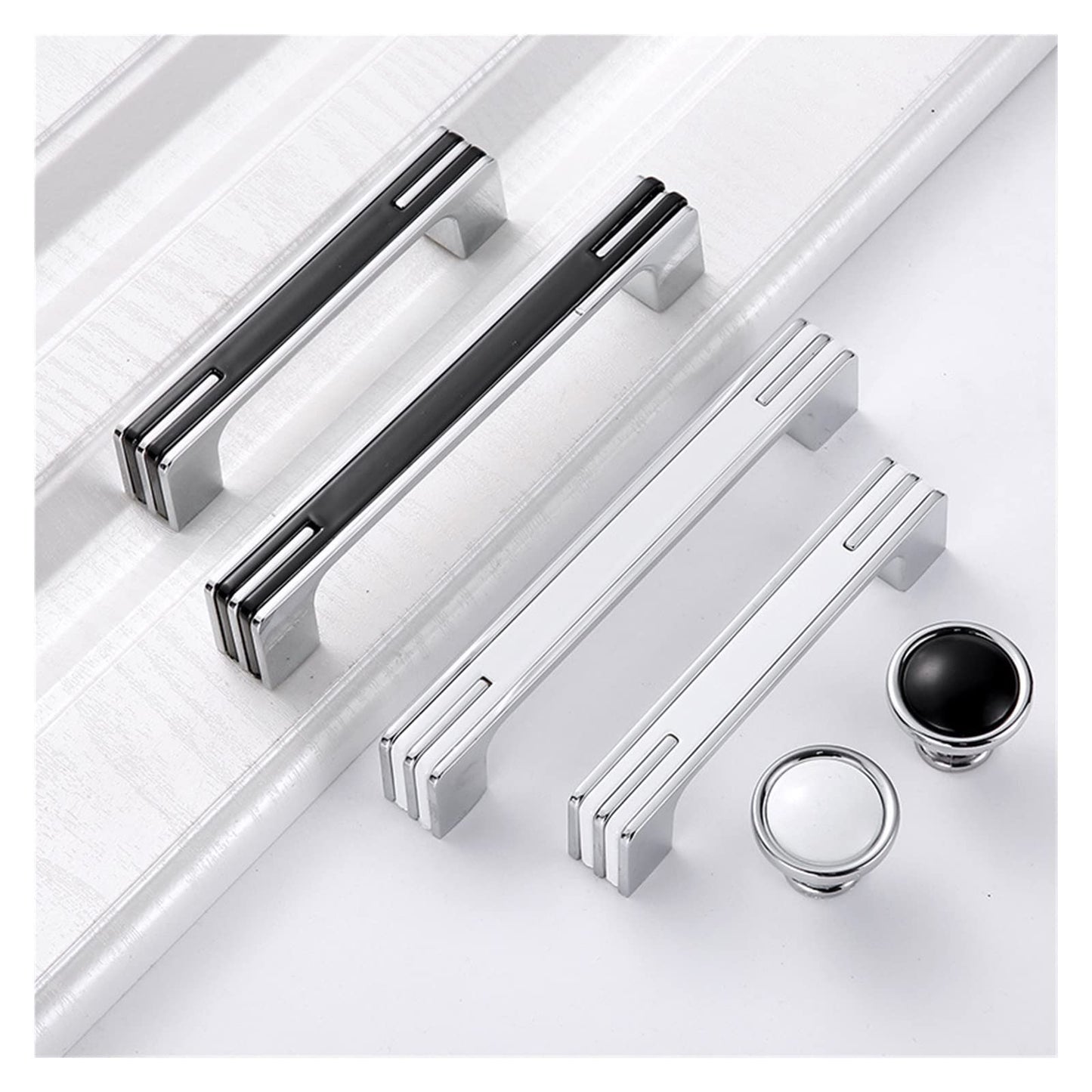Modern Unique Chrome Kitchen Cabinet Handles