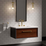 Brushed Brass Kitchen Handles Square Drawer Pulls