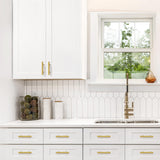 Brushed Gold Euro Style Cabinet Handles
