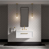 Brushed Brass Kitchen Handles Square Drawer Pulls