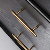 Modern Solid Brass Kitchen Cabinet Knobs and Handles