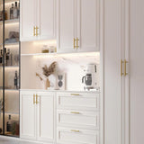 Brushed Gold Euro Style Cabinet Handles
