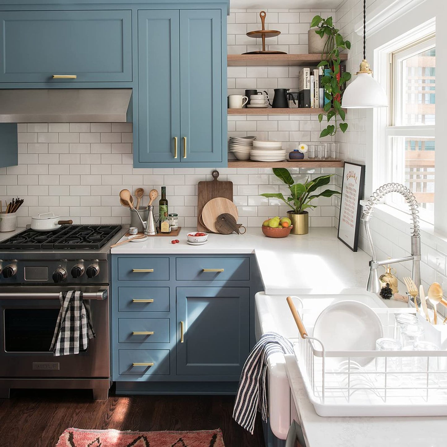 Modern Gold Kitchen Cabinet Handles Brass Cabinet Pulls