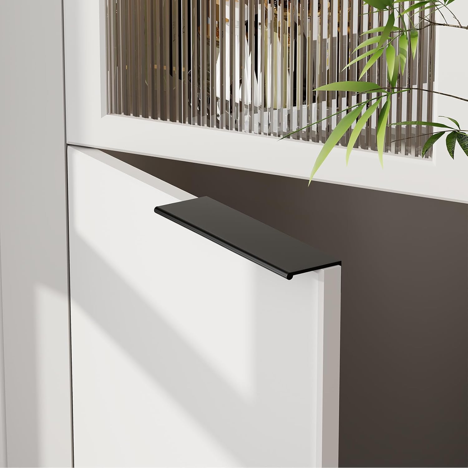 Aluminum Alloy Kitchen Cabinet Drawer Edge Pull