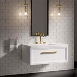 Brushed Brass Kitchen Handles Square Drawer Pulls