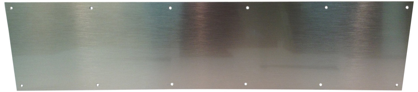 Metal Kick Plate Satin Stainless Steel Finish 10mm Thick