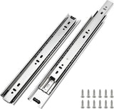 Full Extension Side Mount Slides Ball Bearing Drawer Slides 100 LB Load Capacity