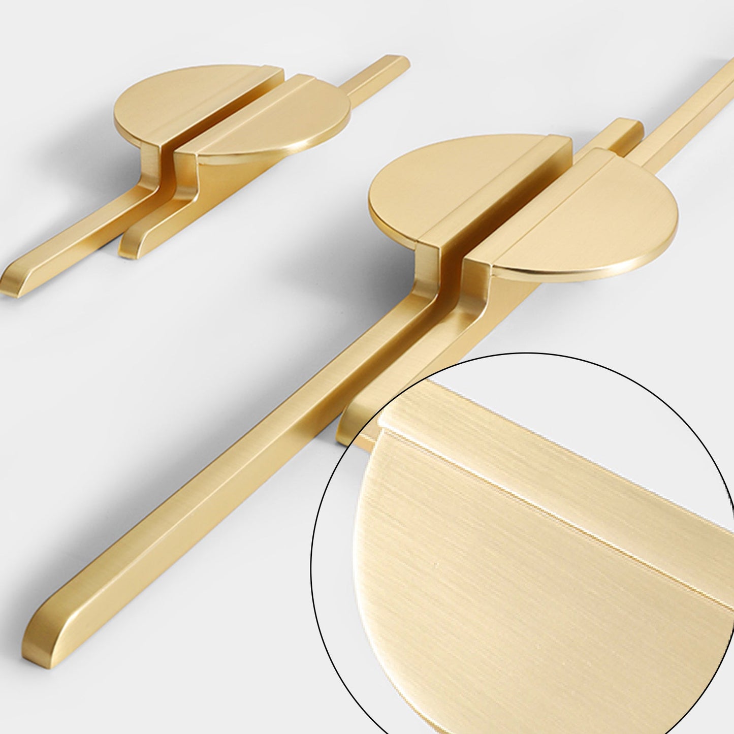 Zinc Alloy Unique SemiCircle Drawer Pulls