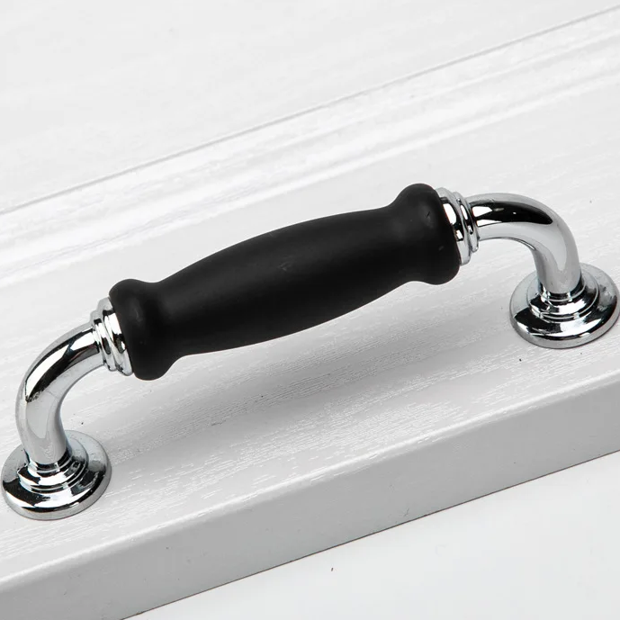European Solid Zinc Alloy Kitchen Cabinet Handles