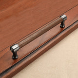 Wood Grain Walnut High-end Cabinet Wardrobe Handle