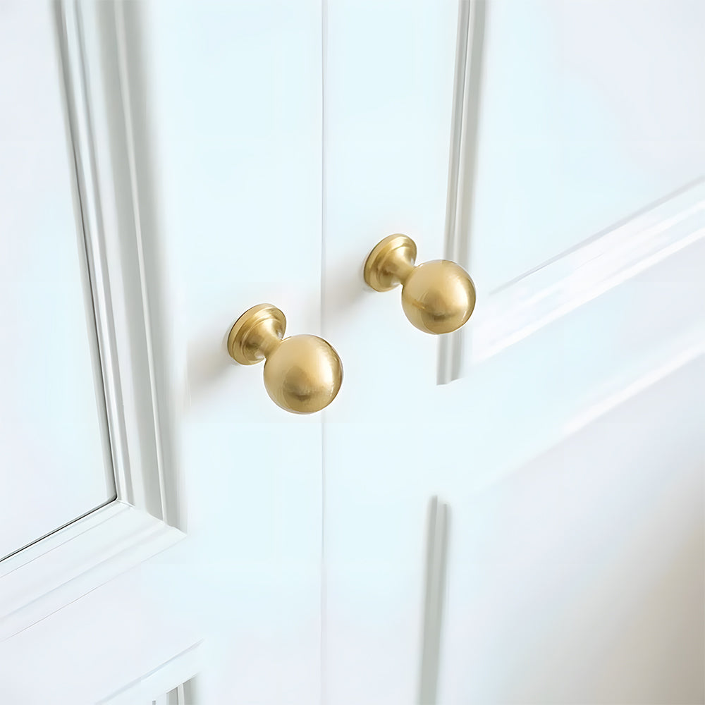 Gold Brass Wardrobe Door Handles