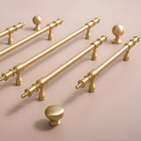 Gold Brass Wardrobe Door Handles