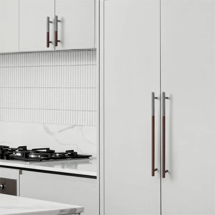 Stylish Patchwork Knurled Wardrobe Handle