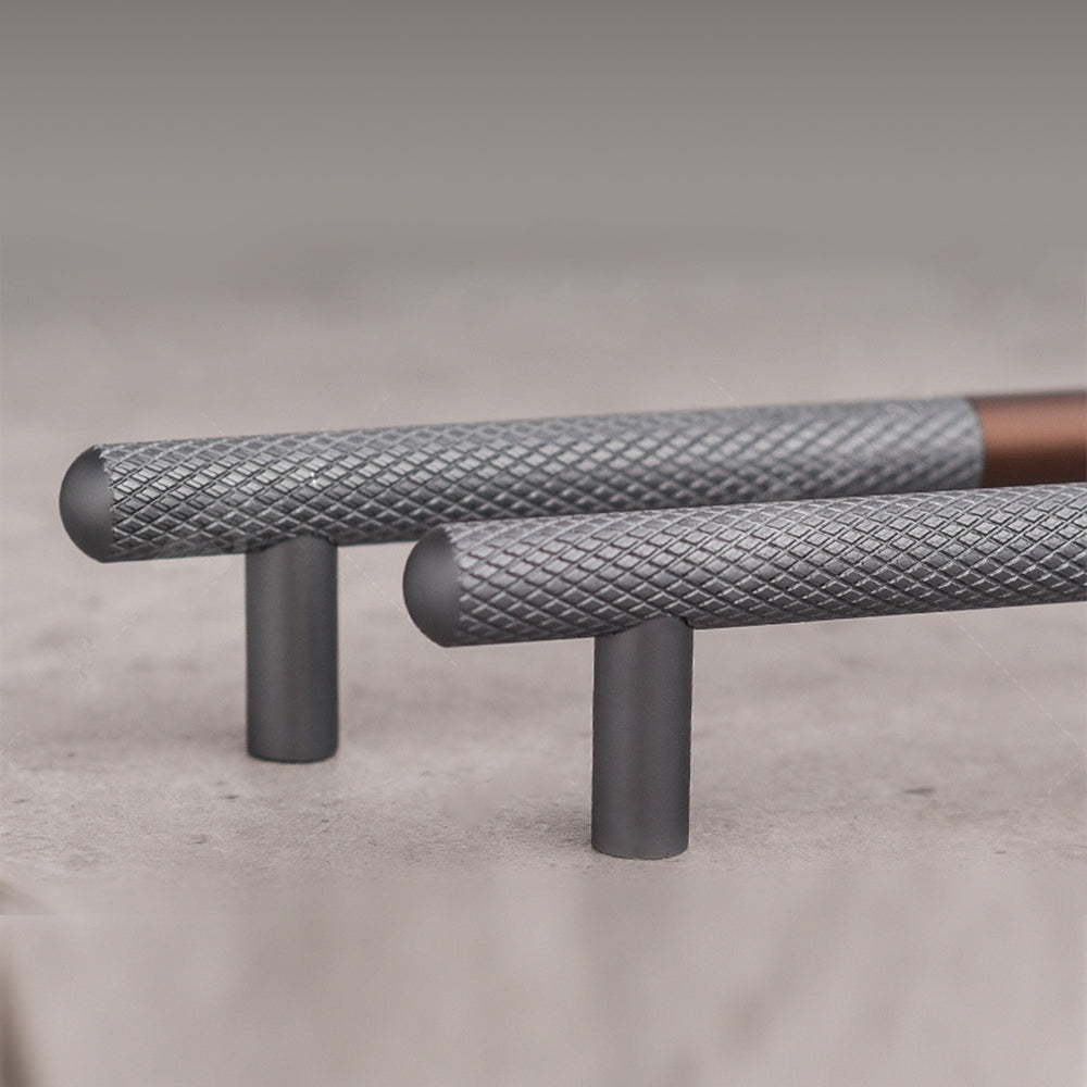 Stylish Patchwork Knurled Wardrobe Handle