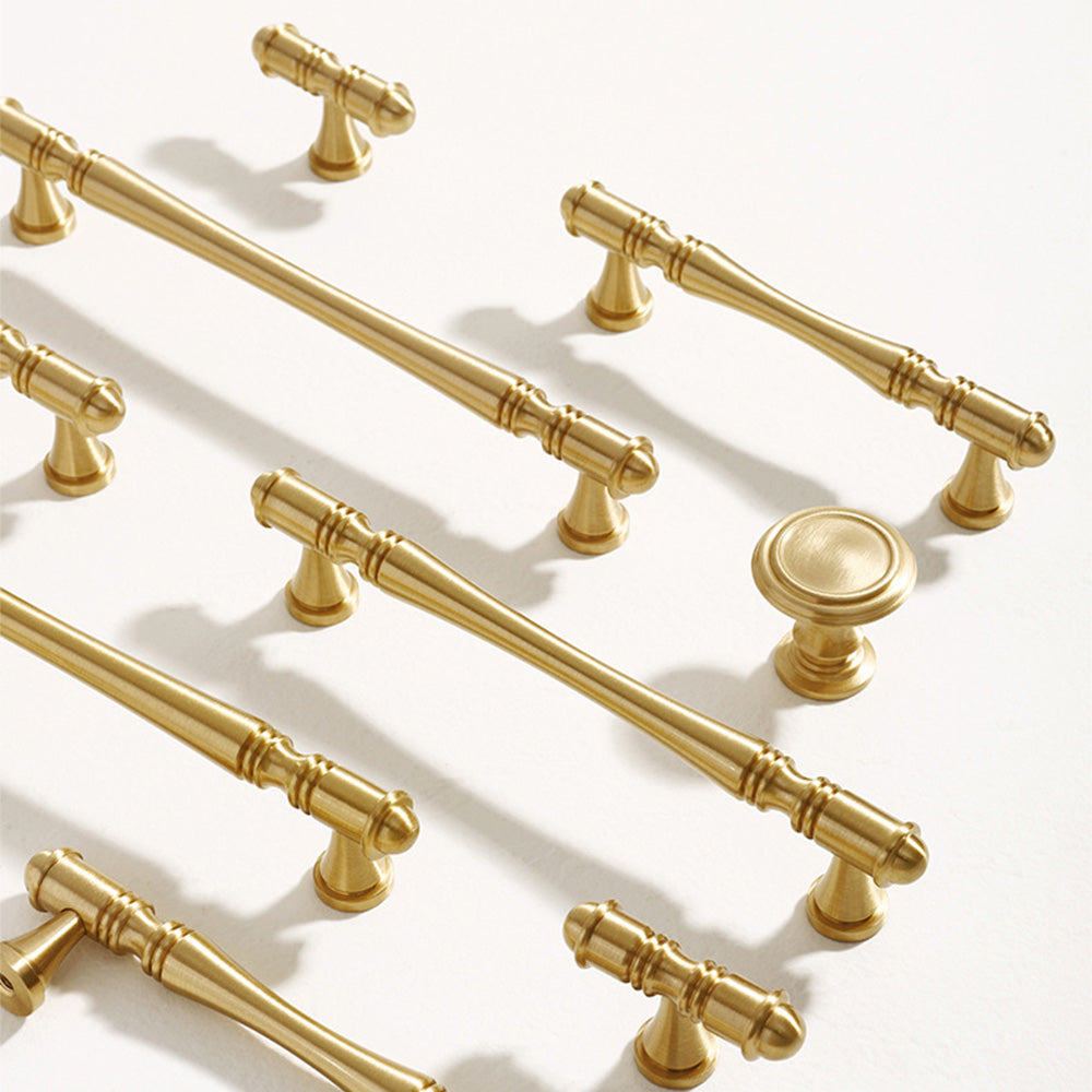 Gold Antique Brass Cabinet Pulls