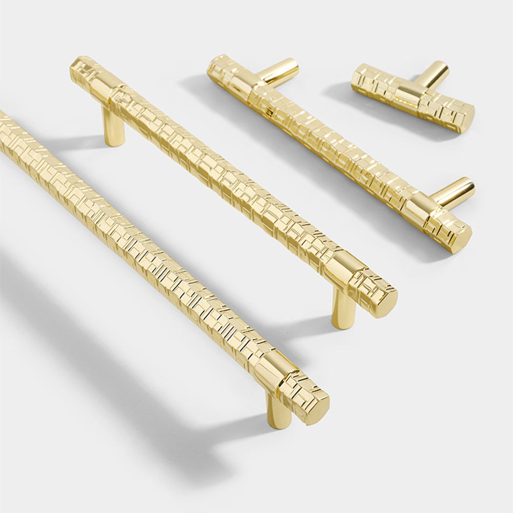 Creative T Bar Solid Zinc Alloy Cabinet Drawer Handles