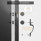 Zinc Alloy Entry Door Lock Front Door Handlesets