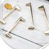 Modern Deco Square Zinc Alloy Kitchen Cabinet Pulls