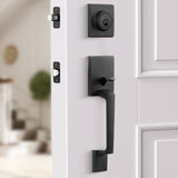 Modern Front Door Lock Reversible Entry Door Handlesets