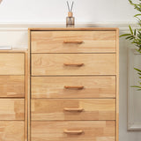 Long Solid Wood Finished Curved Arch Round Cabinet Handle for Kitchen
