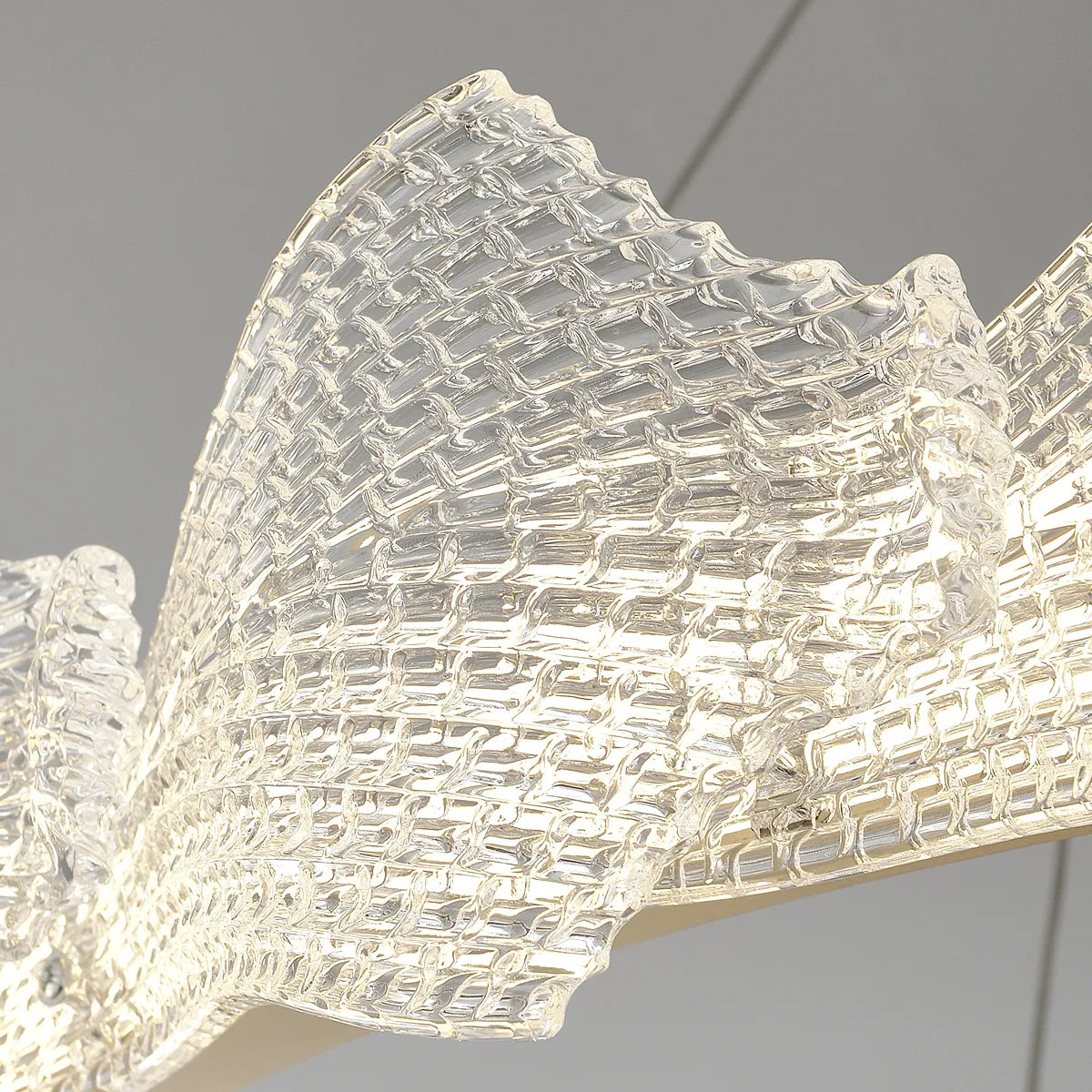 Acrylic round chandelier