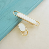 Modern Gold Chrome Kitchen Cabinet Handle and Knobs