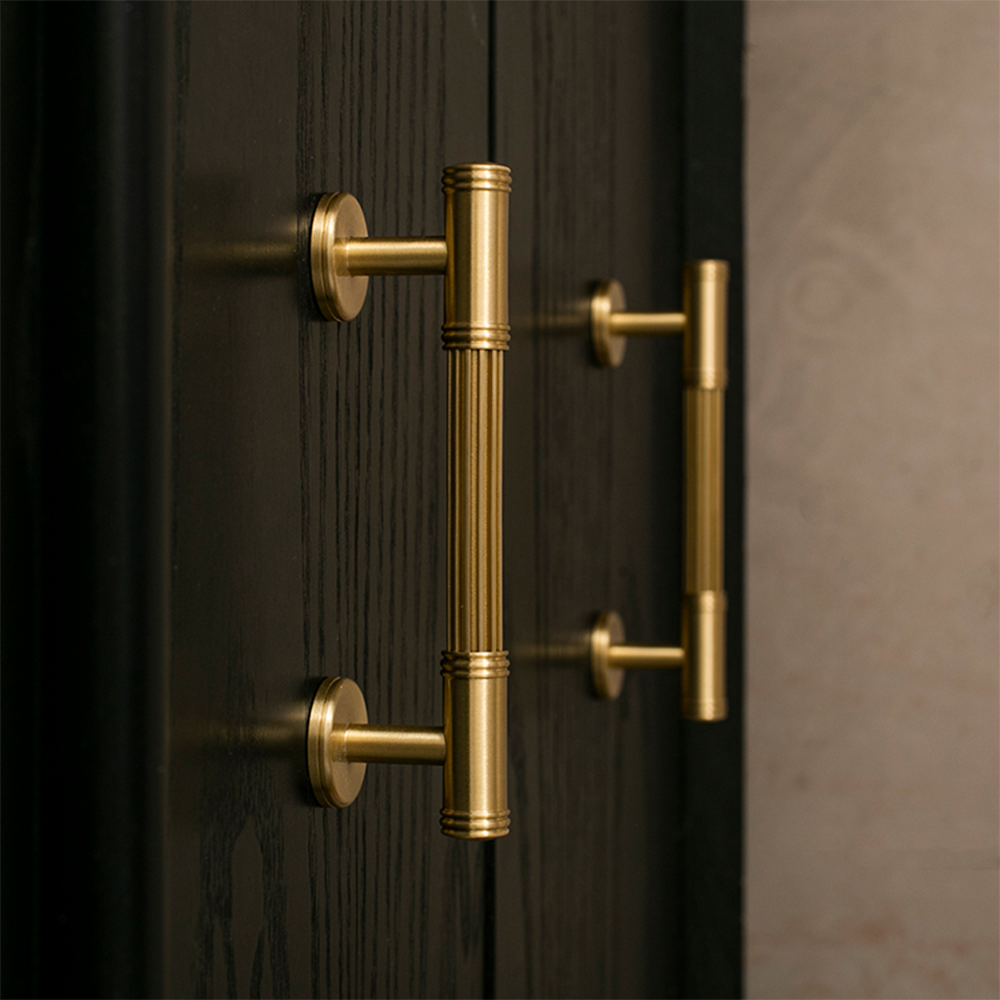 Solid Brass Drawer Pulls Wardrobe Cabinet Knobs handles