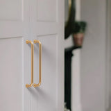 French Minimalist U-shaped Rounded Arc Cabinet Handles
